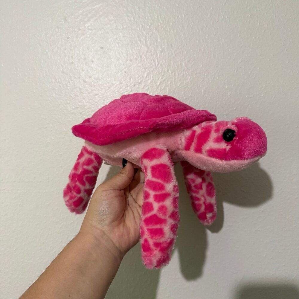 World Republic pink sea turtle plush